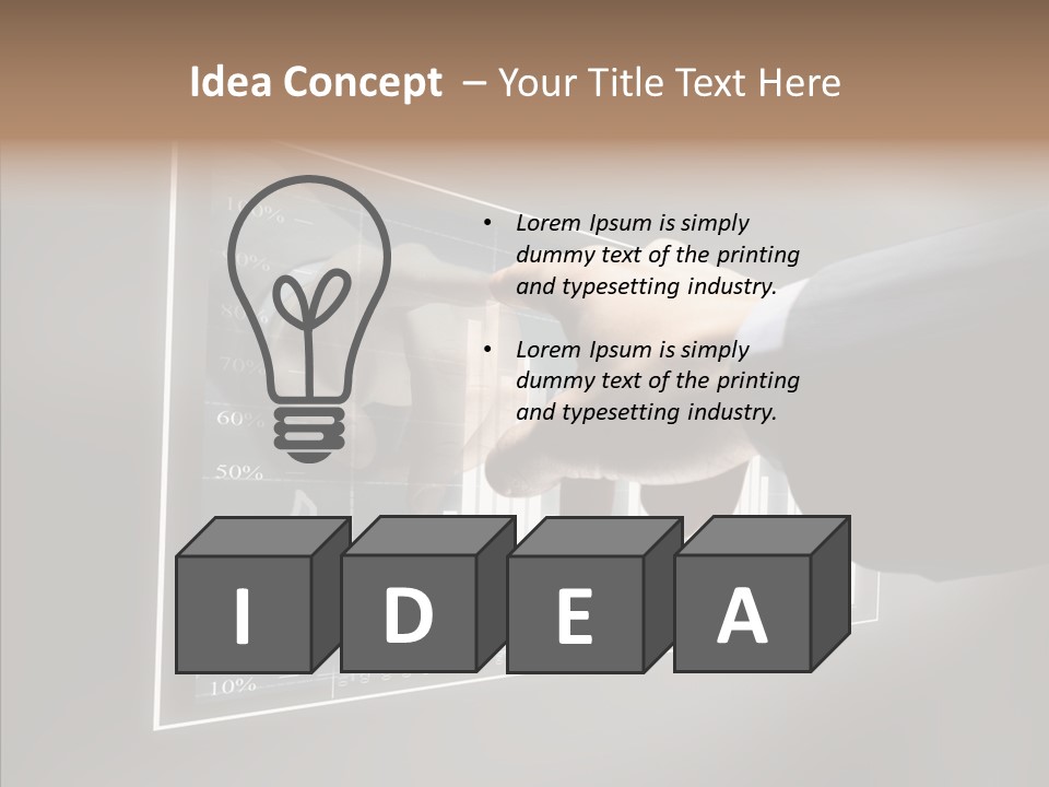 Looking People Price PowerPoint Template
