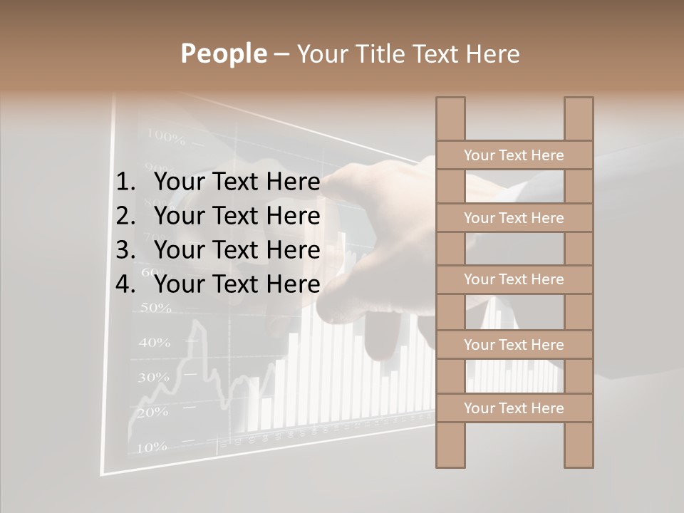 Looking People Price PowerPoint Template