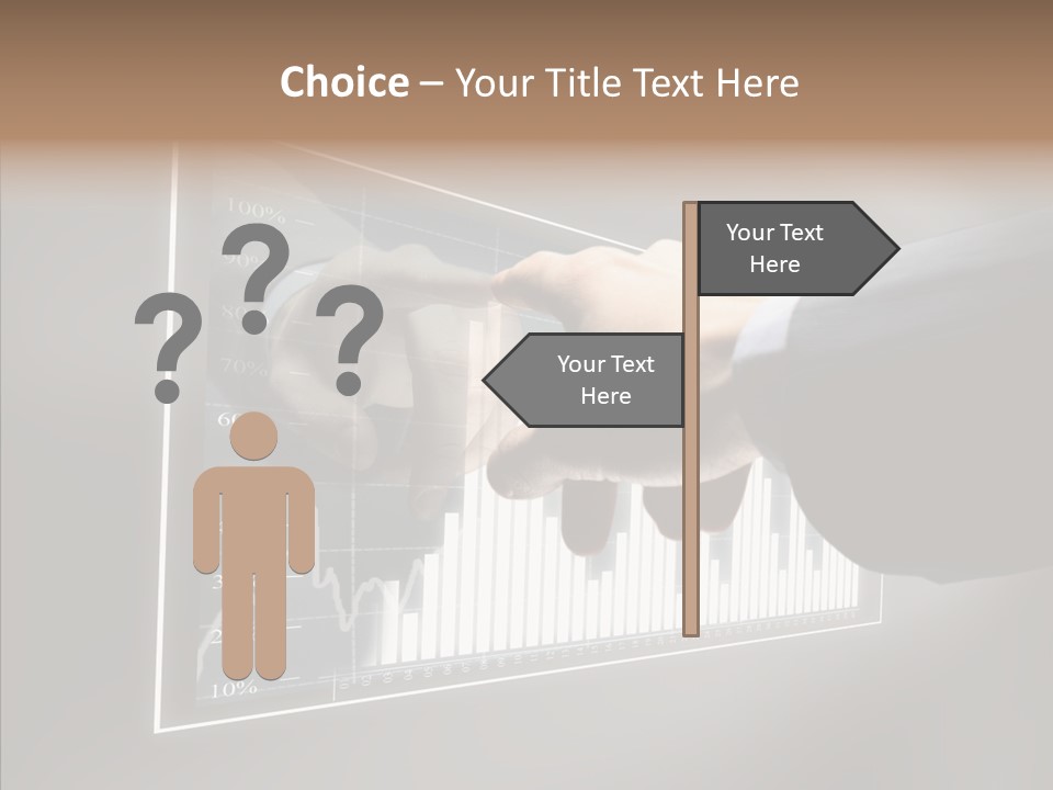 Looking People Price PowerPoint Template