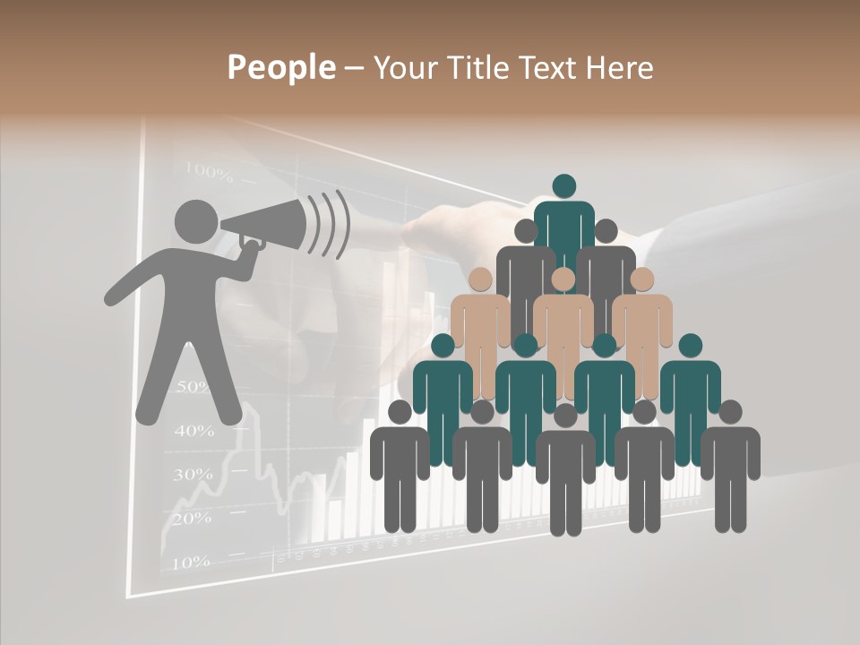 Looking People Price PowerPoint Template