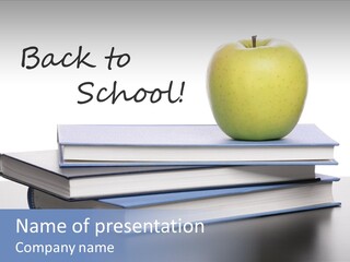 Book Back White PowerPoint Template