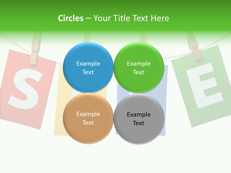 Hanging Merchandi E Bu Ine PowerPoint Template