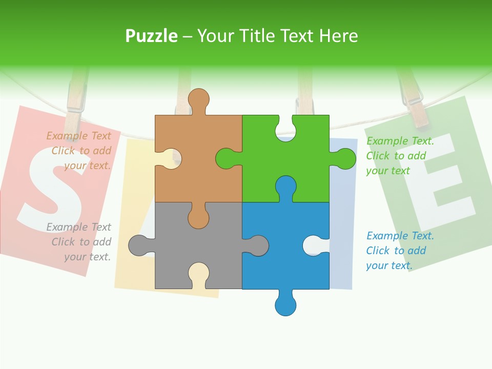 Hanging Merchandi E Bu Ine PowerPoint Template