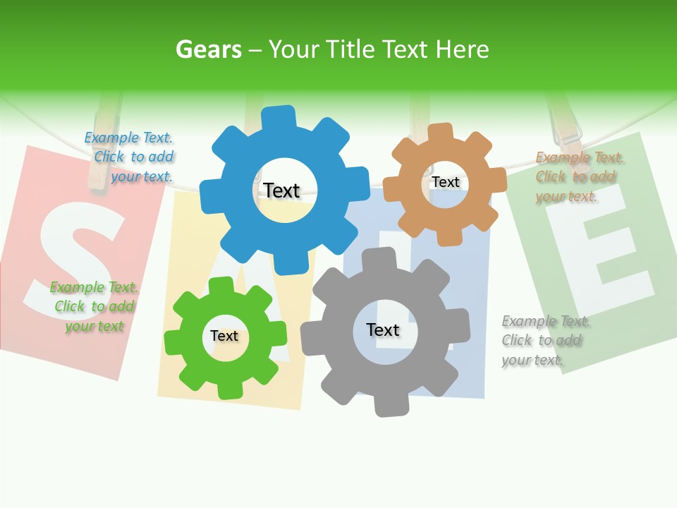 Hanging Merchandi E Bu Ine PowerPoint Template