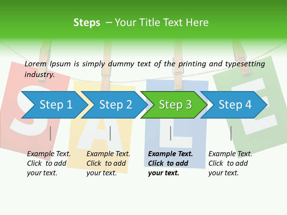 Hanging Merchandi E Bu Ine PowerPoint Template