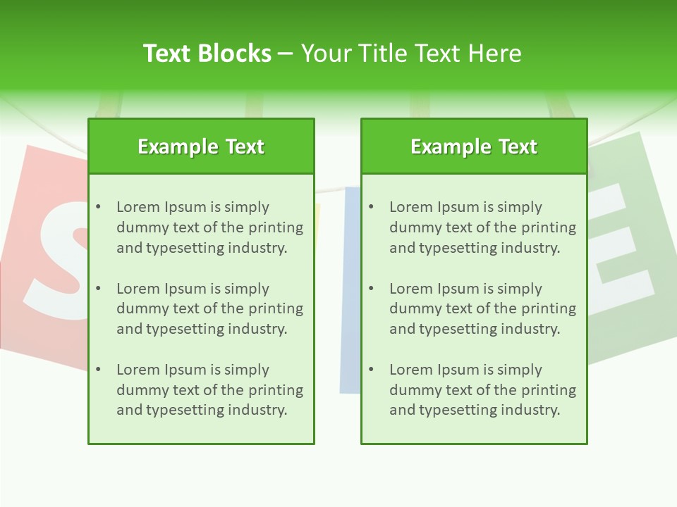 Hanging Merchandi E Bu Ine PowerPoint Template