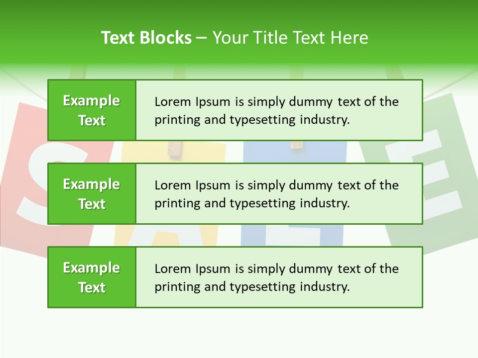 Hanging Merchandi E Bu Ine PowerPoint Template