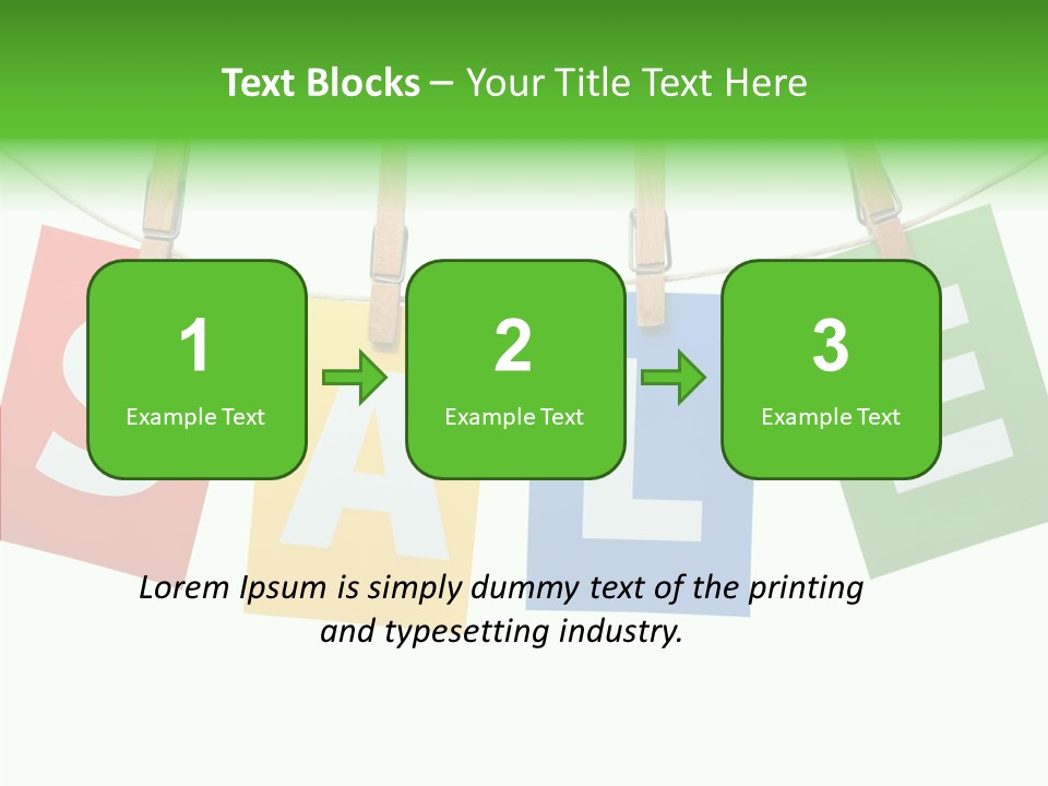 Hanging Merchandi E Bu Ine PowerPoint Template