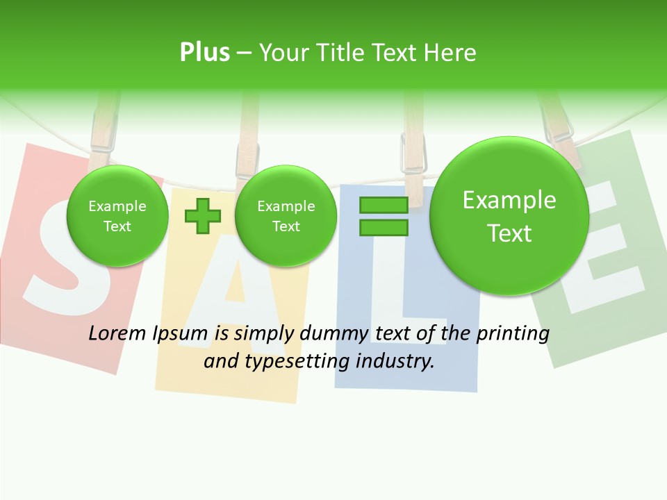 Hanging Merchandi E Bu Ine PowerPoint Template