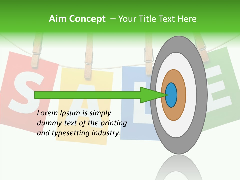 Hanging Merchandi E Bu Ine PowerPoint Template