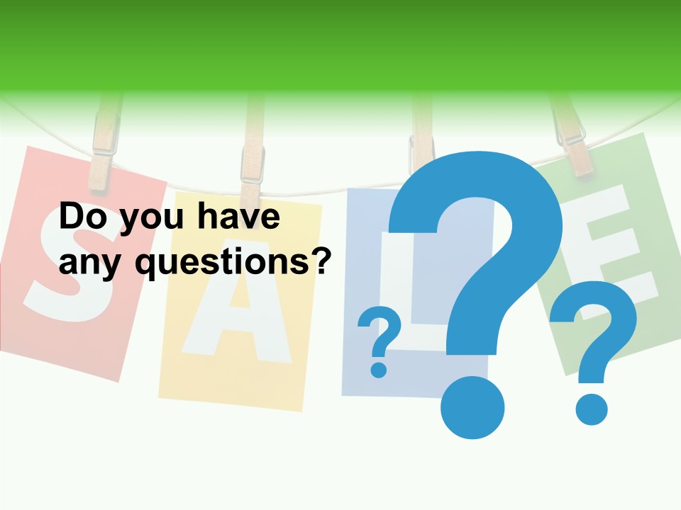 Hanging Merchandi E Bu Ine PowerPoint Template