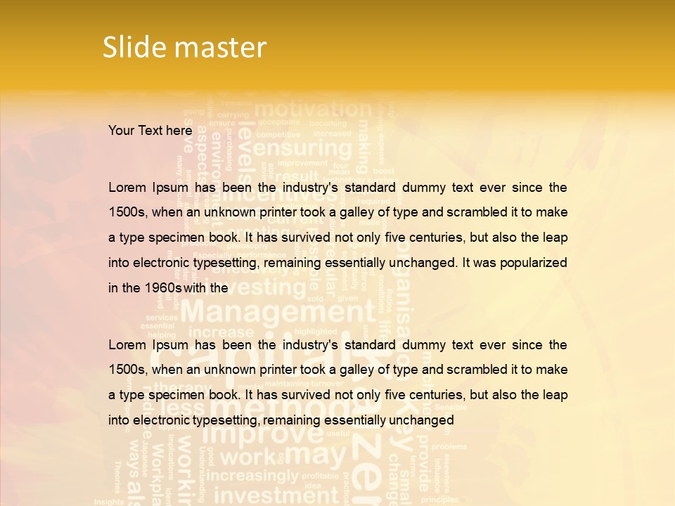 Global Glowing Increasingly PowerPoint Template