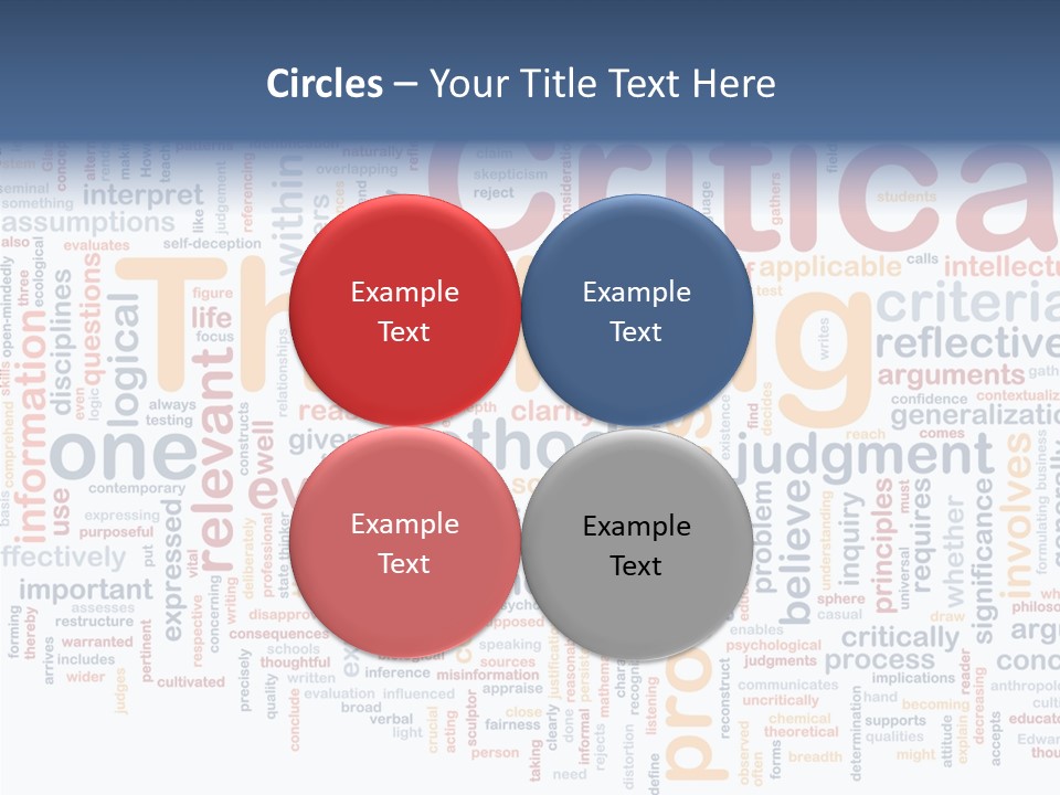 Information Judgement Principles PowerPoint Template