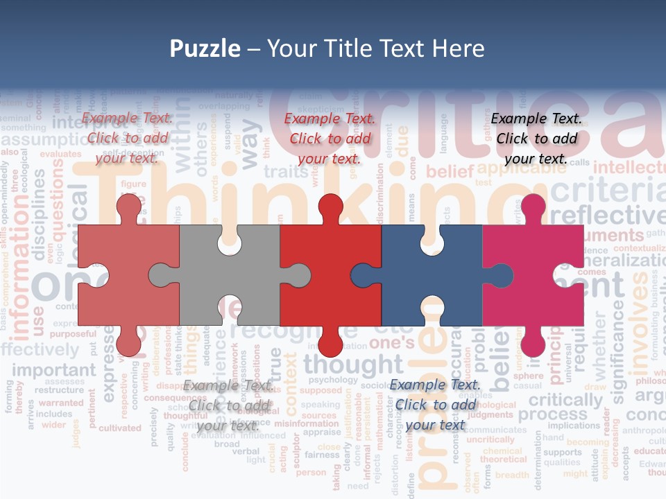 Information Judgement Principles PowerPoint Template