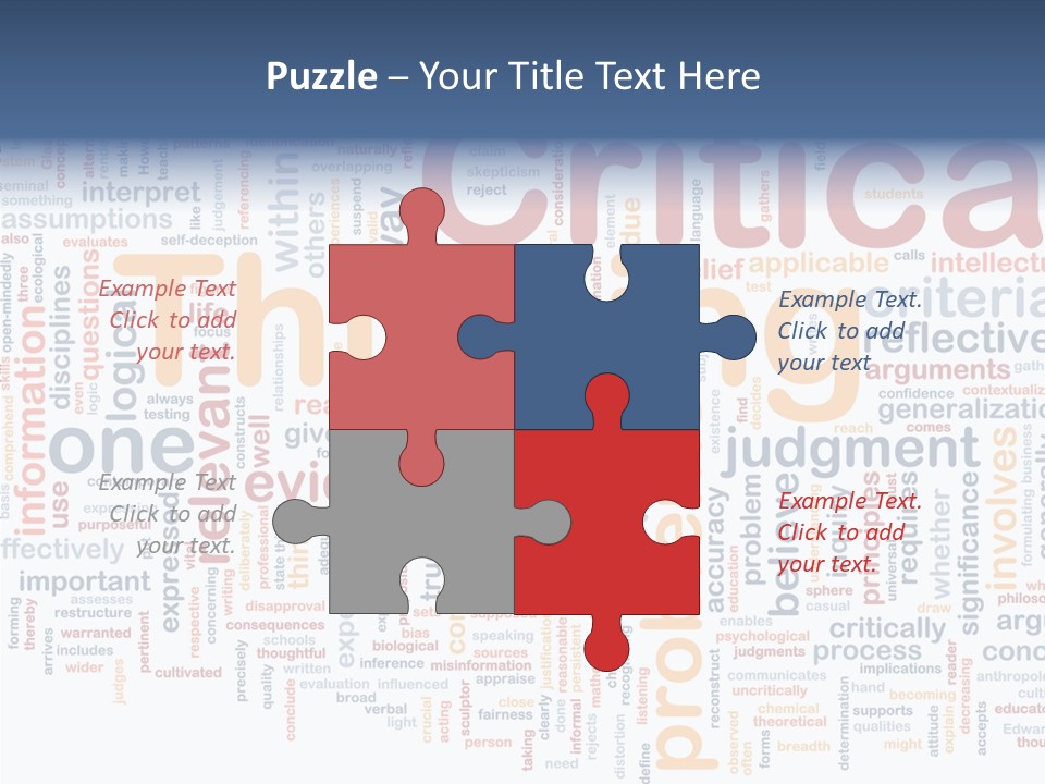 Information Judgement Principles PowerPoint Template