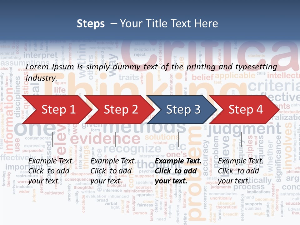 Information Judgement Principles PowerPoint Template