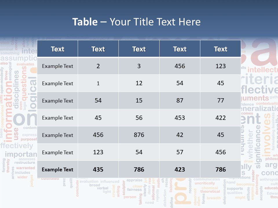 Information Judgement Principles PowerPoint Template