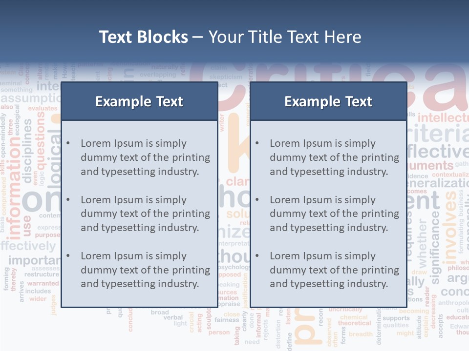 Information Judgement Principles PowerPoint Template