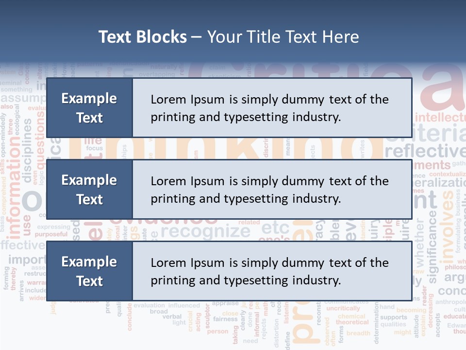 Information Judgement Principles PowerPoint Template