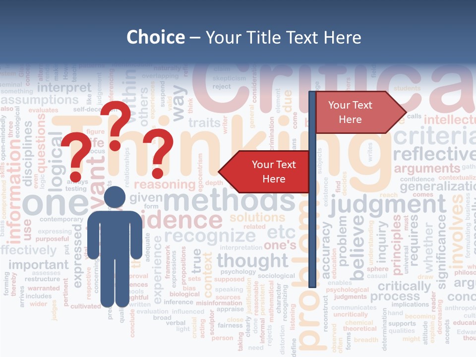 Information Judgement Principles PowerPoint Template