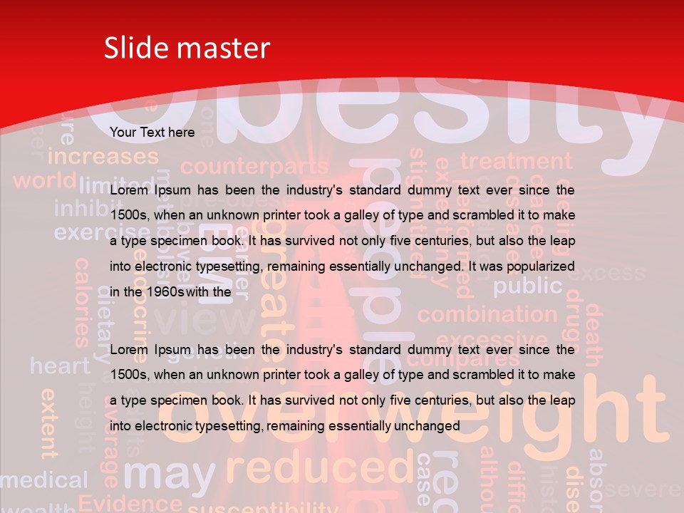 Concept Satiation Illustration PowerPoint Template