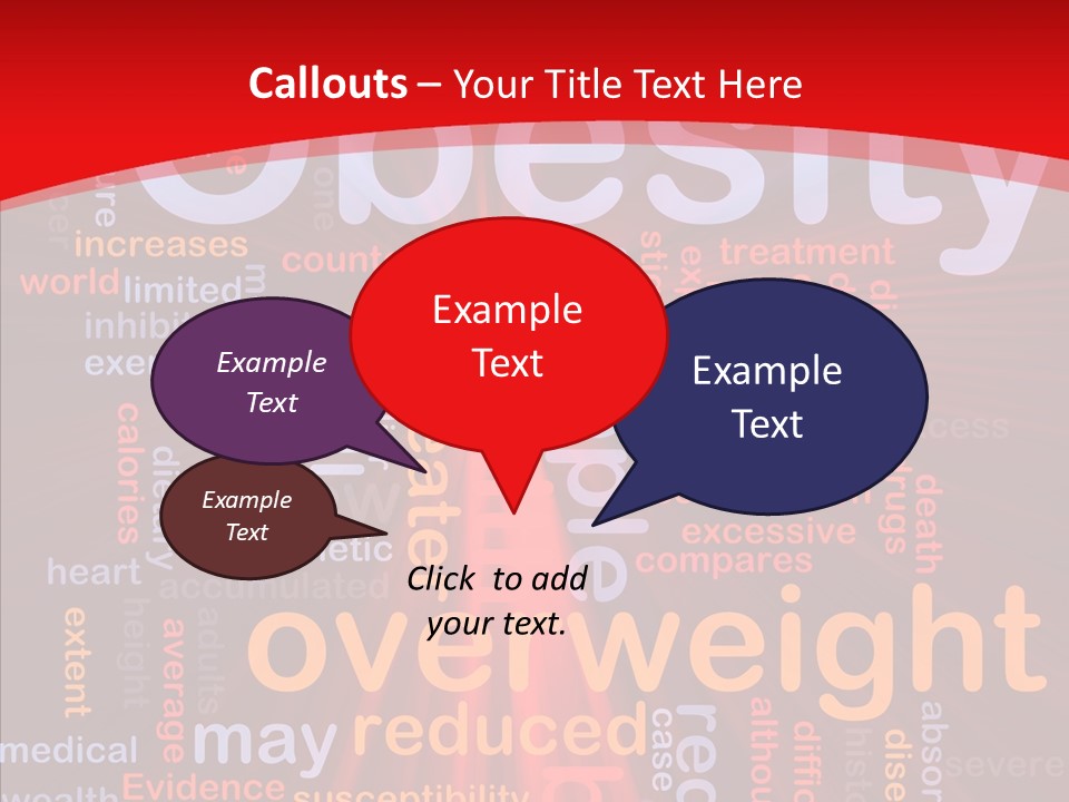 Concept Satiation Illustration PowerPoint Template