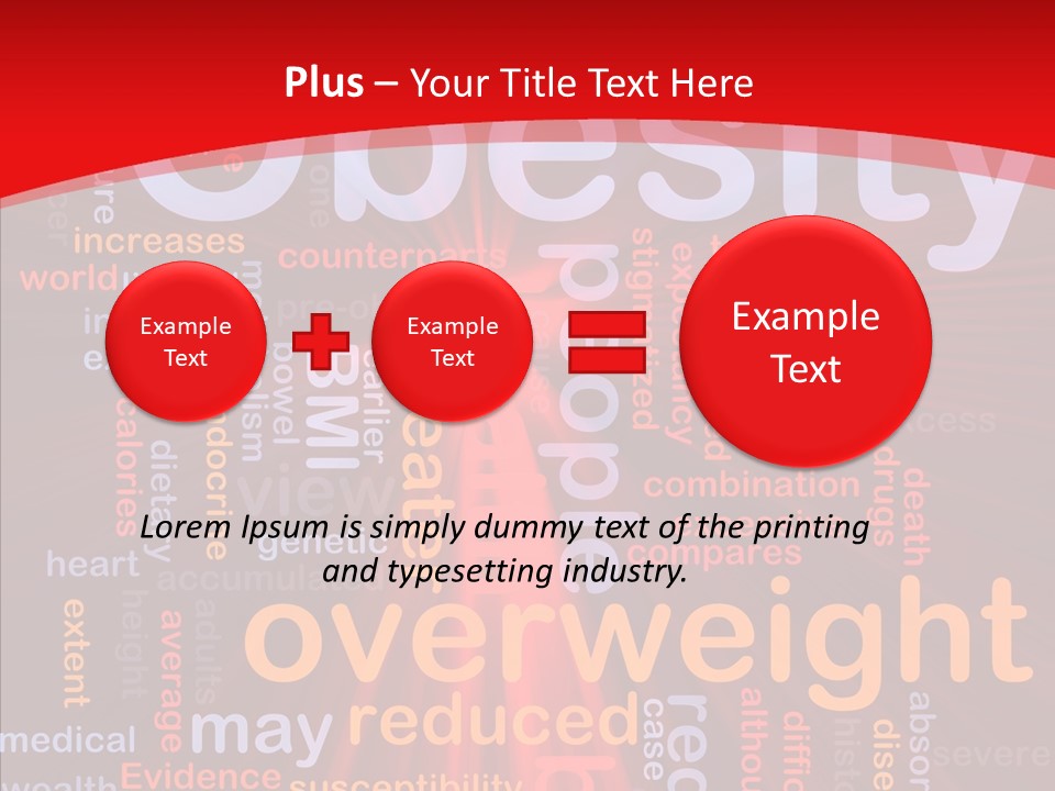 Concept Satiation Illustration PowerPoint Template