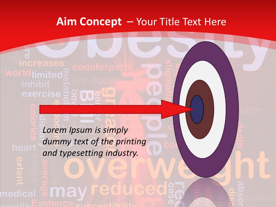 Concept Satiation Illustration PowerPoint Template