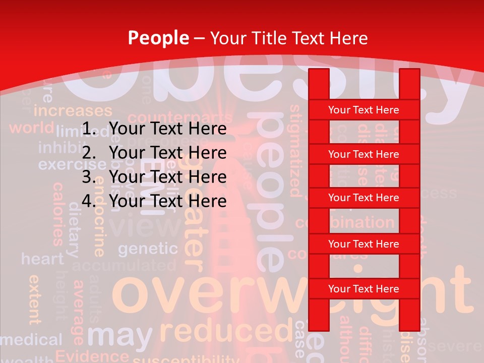 Concept Satiation Illustration PowerPoint Template