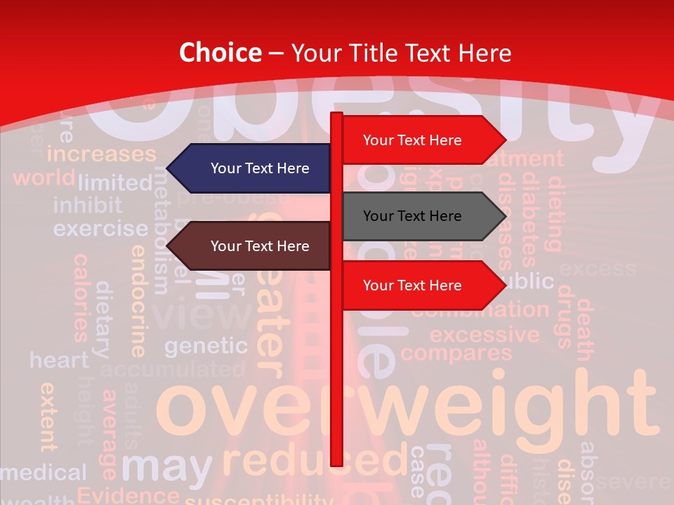 Concept Satiation Illustration PowerPoint Template