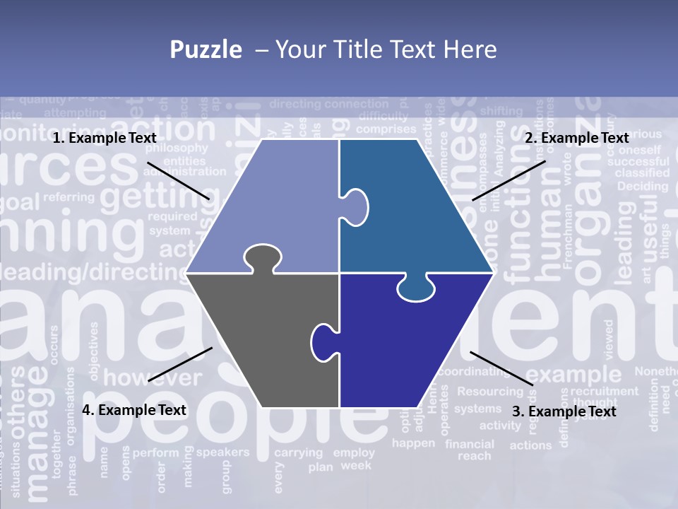 Organizing Background Directing PowerPoint Template