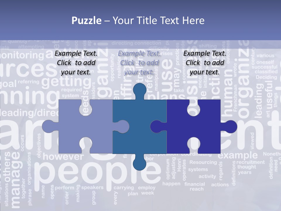 Organizing Background Directing PowerPoint Template