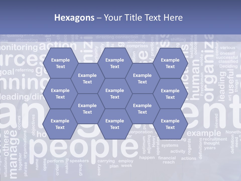 Organizing Background Directing PowerPoint Template