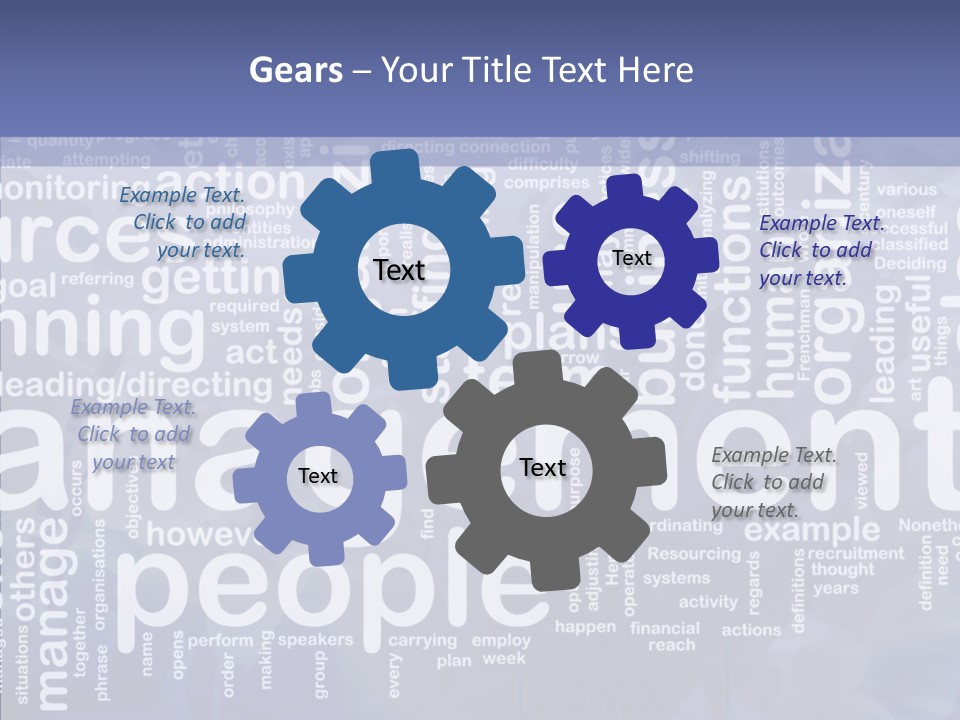 Organizing Background Directing PowerPoint Template