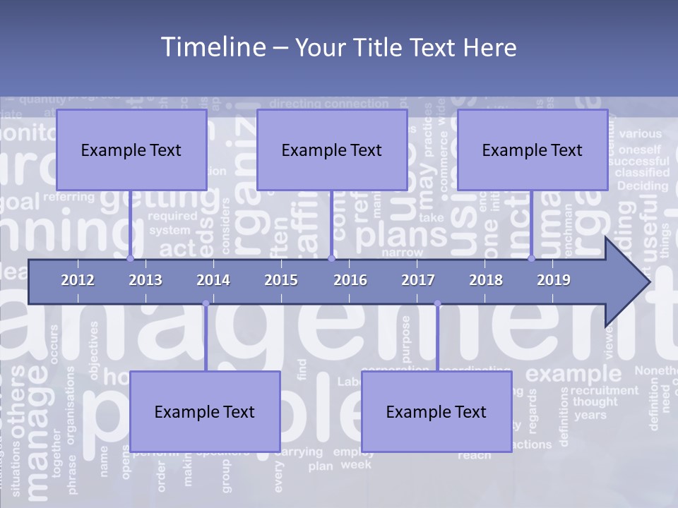 Organizing Background Directing PowerPoint Template