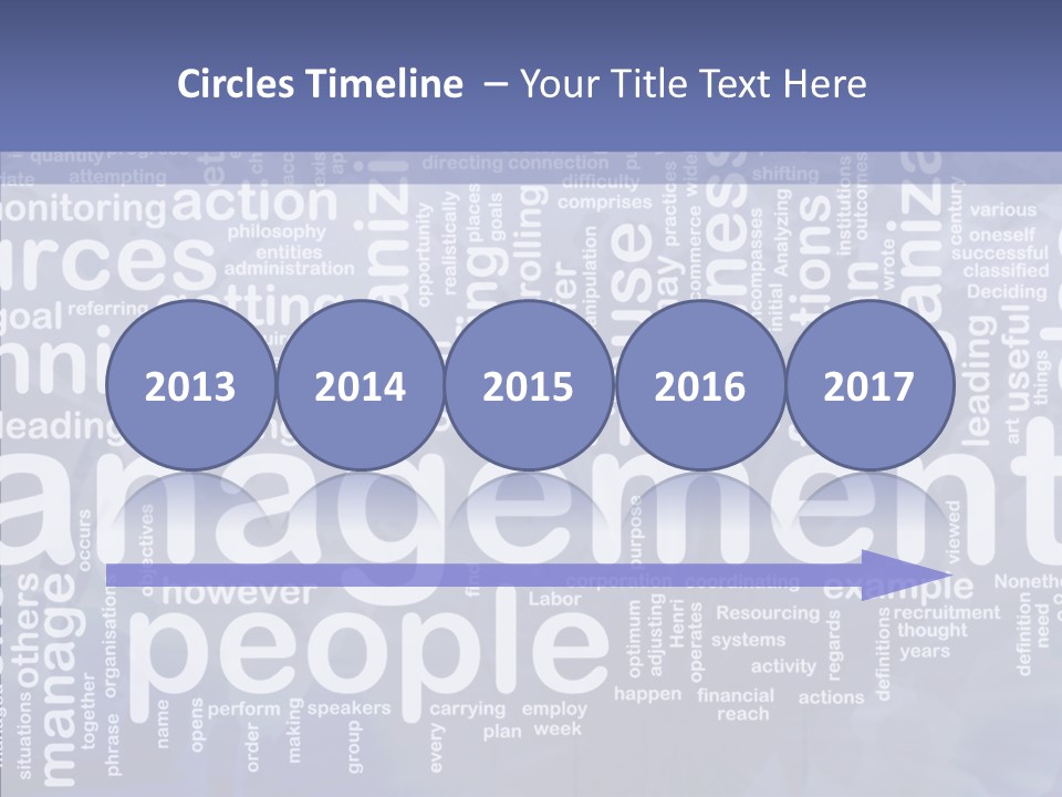 Organizing Background Directing PowerPoint Template