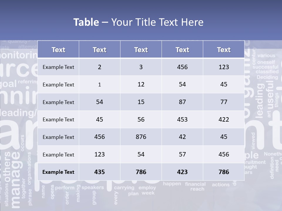 Organizing Background Directing PowerPoint Template