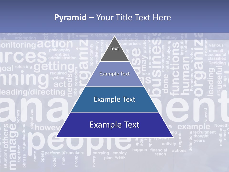 Organizing Background Directing PowerPoint Template