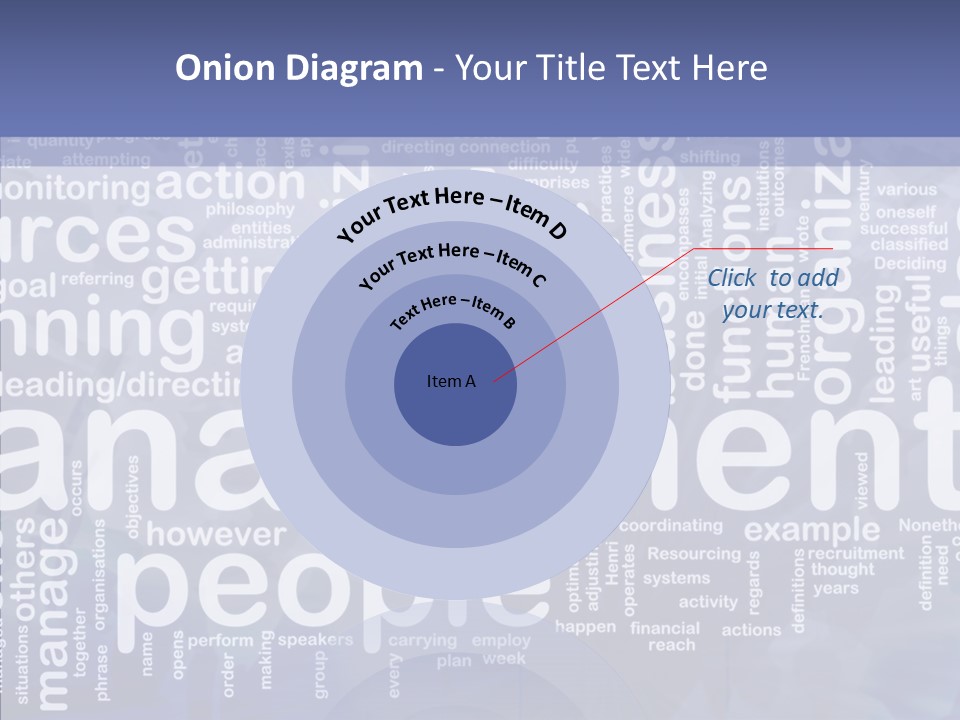 Organizing Background Directing PowerPoint Template