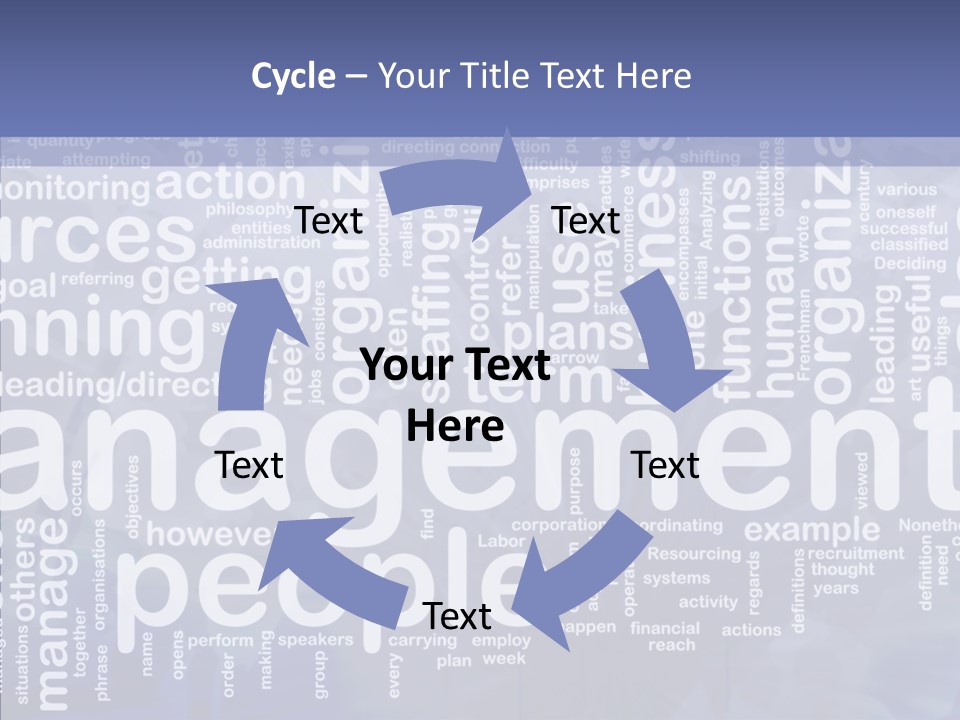 Organizing Background Directing PowerPoint Template