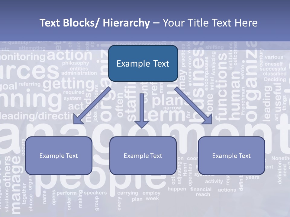 Organizing Background Directing PowerPoint Template