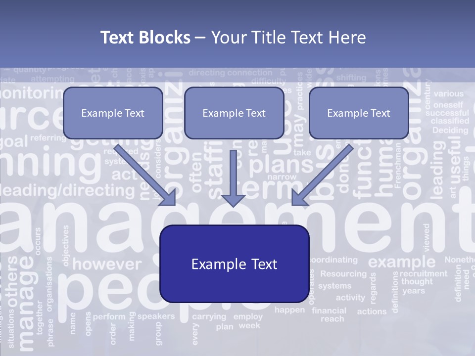 Organizing Background Directing PowerPoint Template