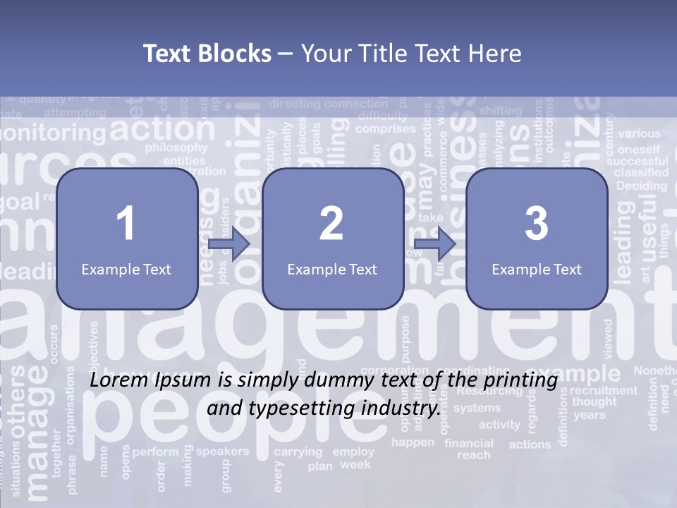 Organizing Background Directing PowerPoint Template