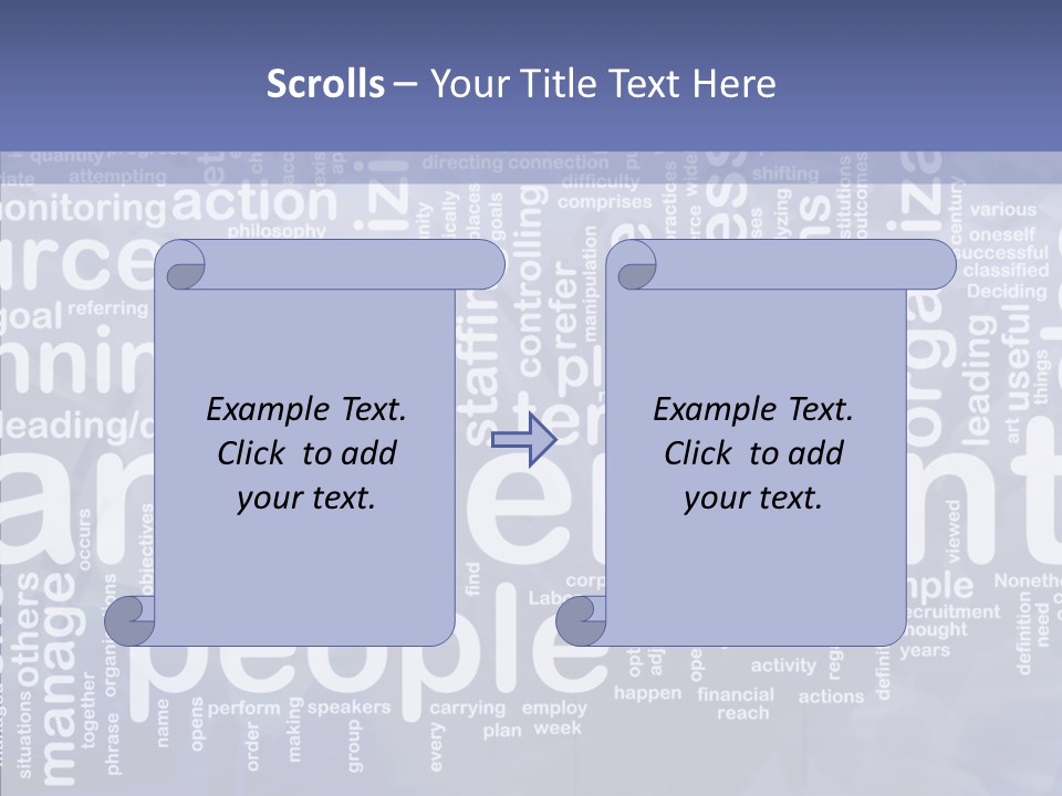 Organizing Background Directing PowerPoint Template