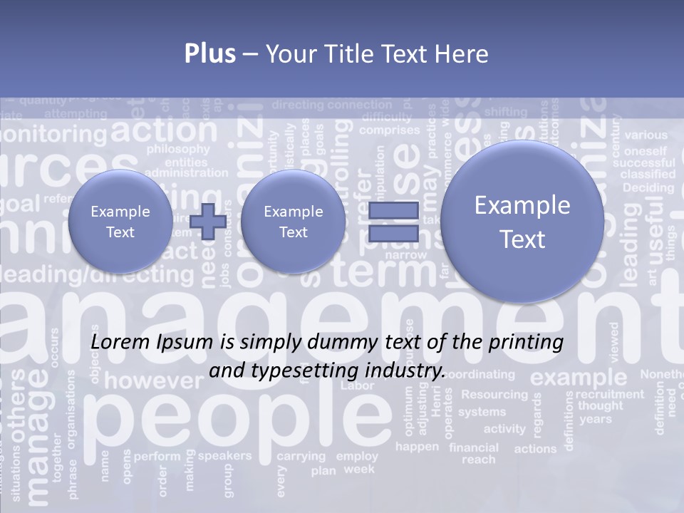 Organizing Background Directing PowerPoint Template