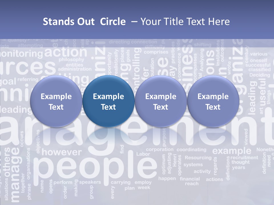 Organizing Background Directing PowerPoint Template