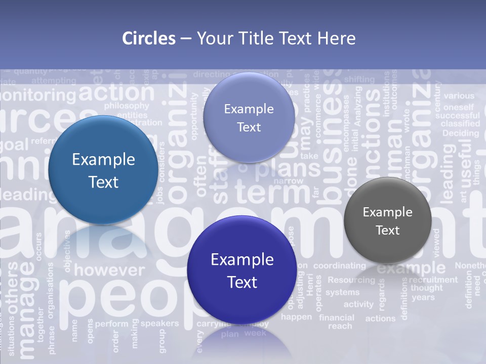 Organizing Background Directing PowerPoint Template
