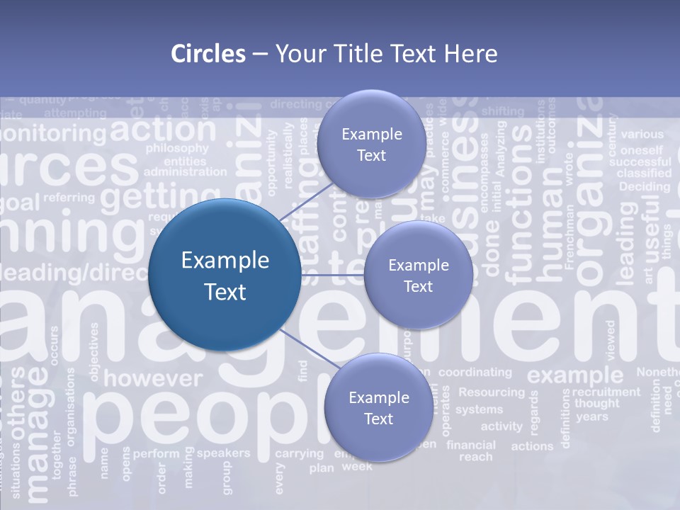 Organizing Background Directing PowerPoint Template