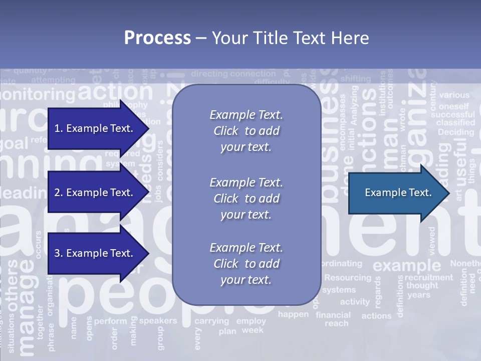Organizing Background Directing PowerPoint Template