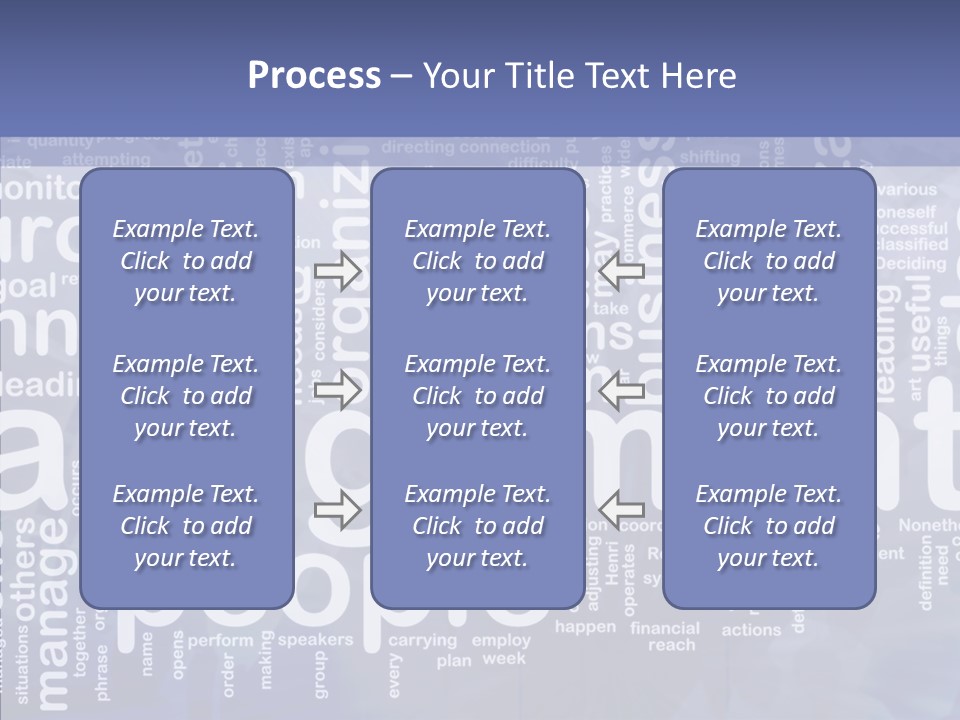 Organizing Background Directing PowerPoint Template
